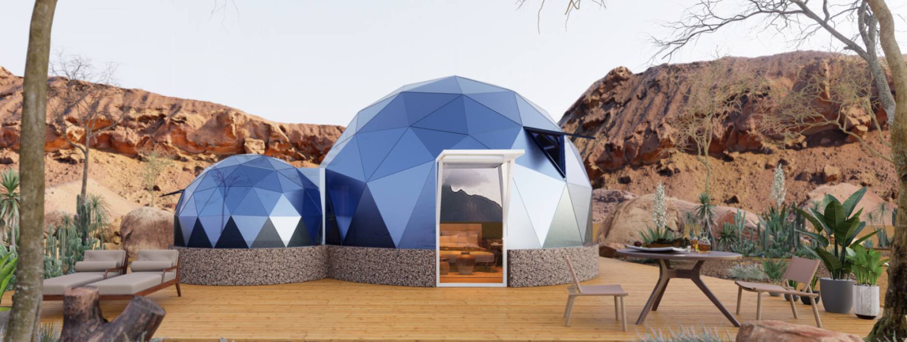 鹤山区球形智能光伏玻璃星空房